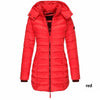 Padded Mid-Length Winter Hooded Jacket