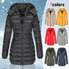 Padded Mid-Length Winter Hooded Jacket