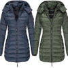 Padded Mid-Length Winter Hooded Jacket