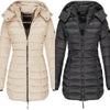 Padded Mid-Length Winter Hooded Jacket