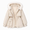 Women Faux Fur Padded Parka