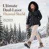 Women Faux Fur Padded Parka