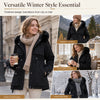 Women Faux Fur Padded Parka