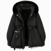 Women Faux Fur Padded Parka