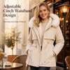 Women Faux Fur Padded Parka