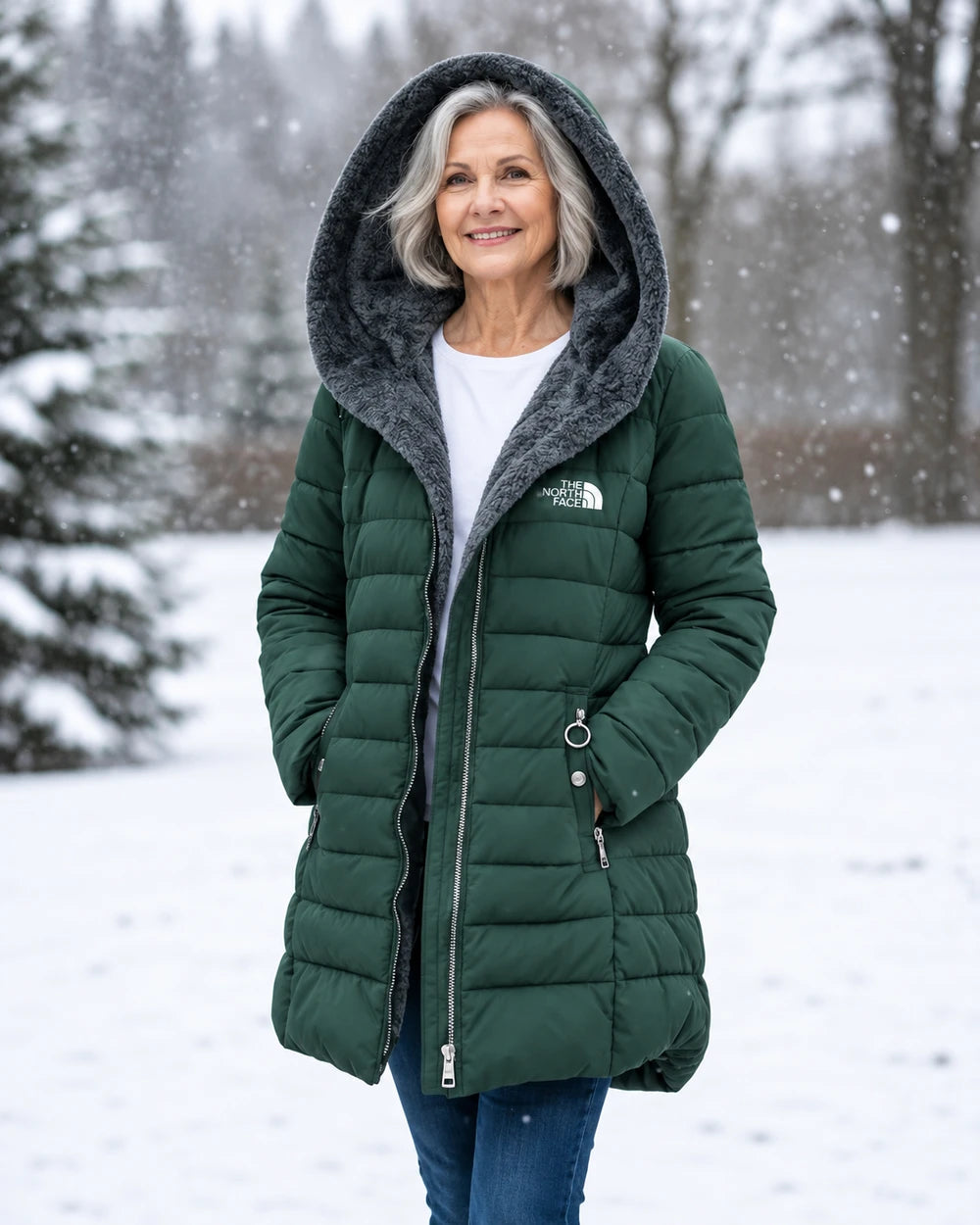 Fleece Lined Quilted Coat