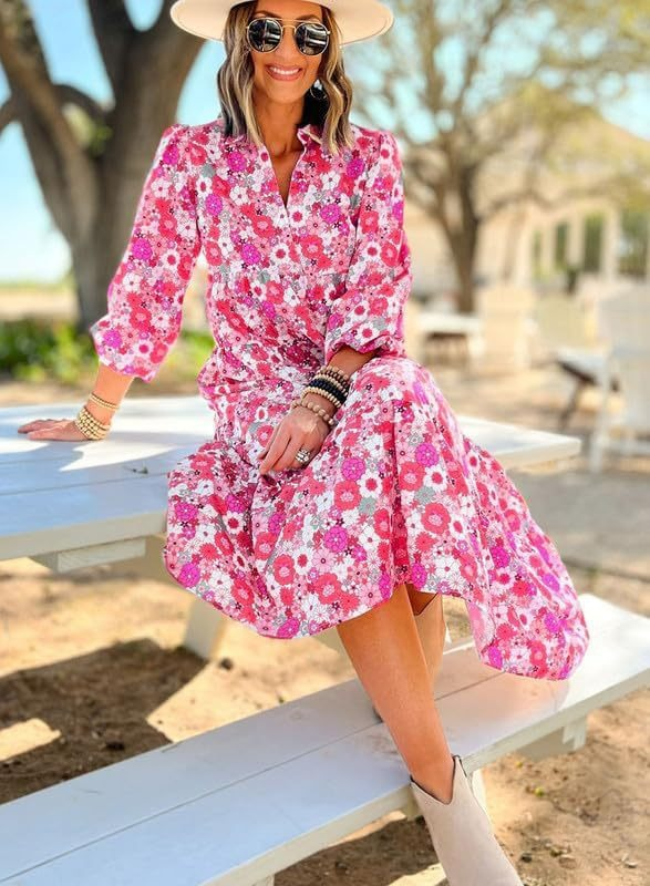 ThrowOnPretty™ Boho Midi Dress
