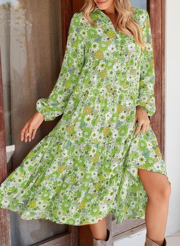 ThrowOnPretty™ Boho Midi Dress