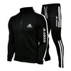 Striped Zip-Up Cargo Tracksuit