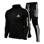 Striped Zip-Up Cargo Tracksuit