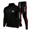 Striped Zip-Up Cargo Tracksuit