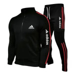 Striped Zip-Up Cargo Tracksuit
