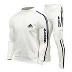 Striped Zip-Up Cargo Tracksuit